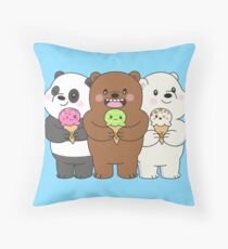 bare bears pillow