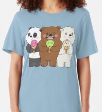 We Bare Bears Slim Fit T-Shirt