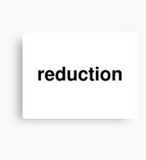 reduction Canvas Print