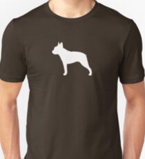Boston Terrier Silhouette (n) Unisex T-Shirt