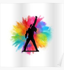 Freddie Mercury pride Poster