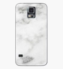 Weisser Marmor Hülle & Klebefolie für Samsung Galaxy