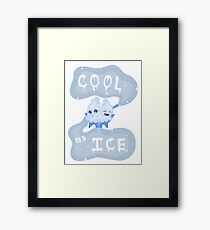 Cool as Ice Framed Print