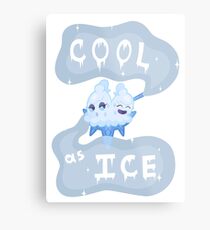 Cool as Ice Metal Print