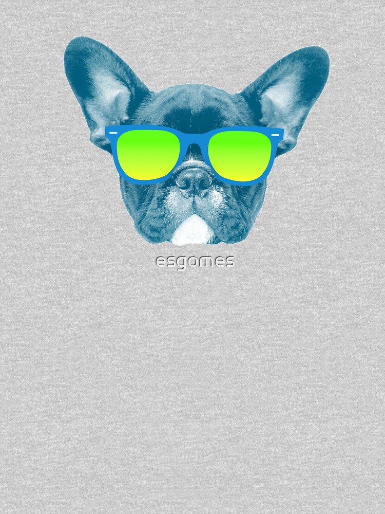 Cool Dog wearing Sunglasses by esgomes