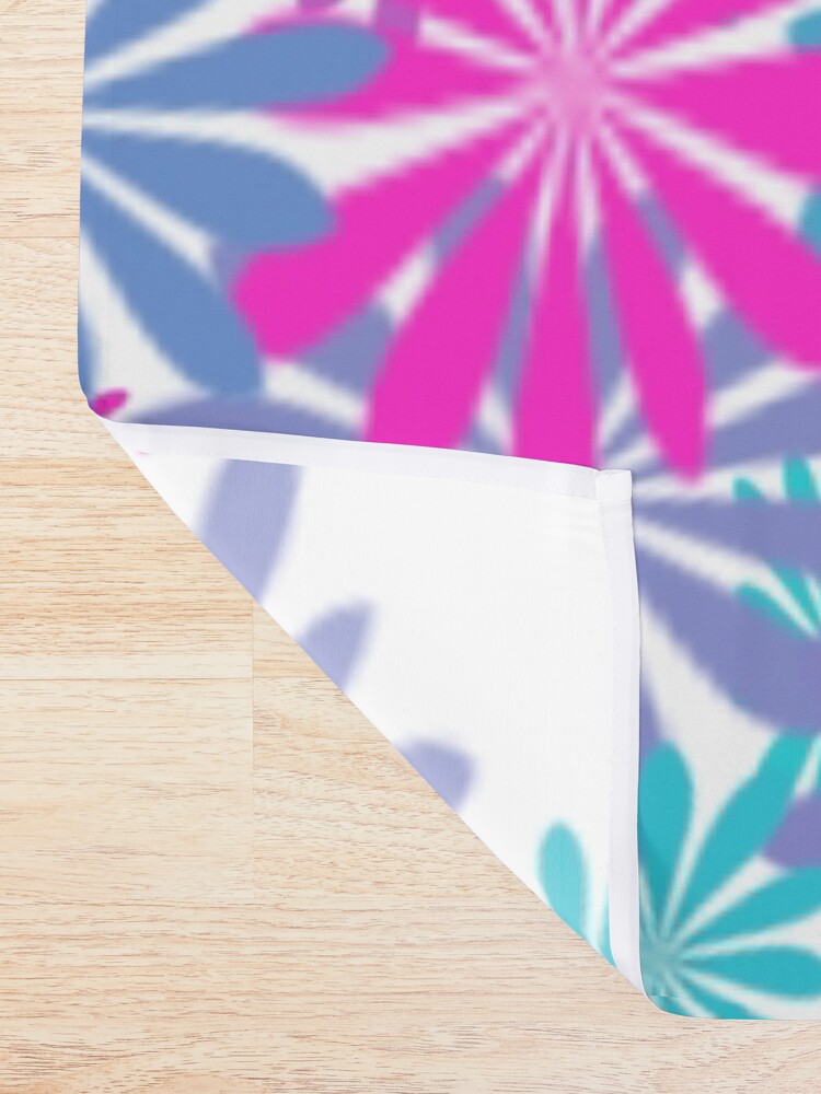 Alternate view of Flower power Shower Curtain