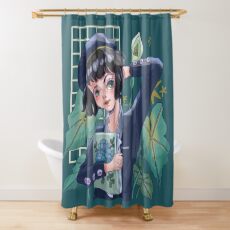 Aesthetic black girl Shower Curtain