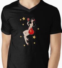 Rocker Billy Men's V-Neck T-Shirt