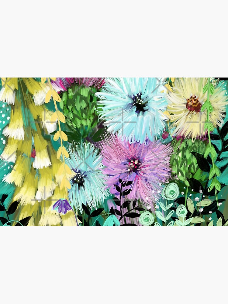 Candy Floral Forest Meadow by Hyssopartz