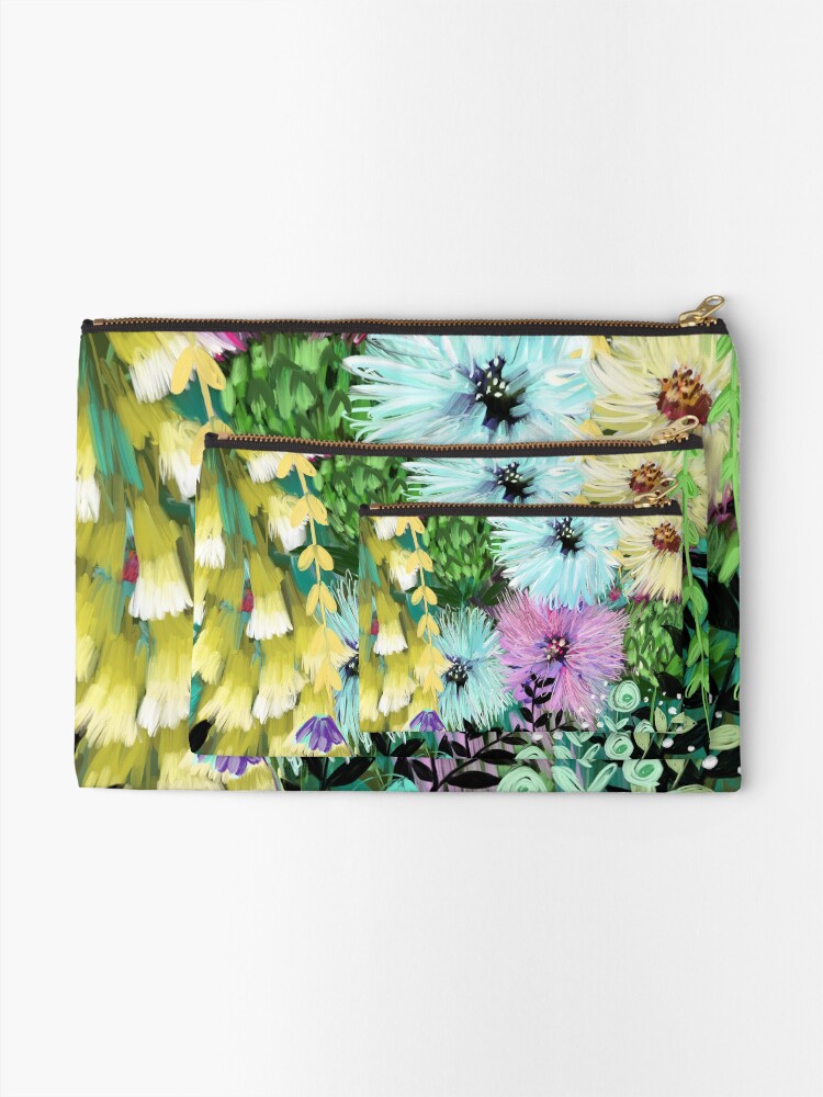 Alternate view of Candy Floral Forest Meadow Zipper Pouch