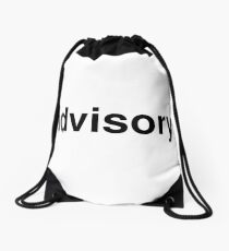 advisory Drawstring Bag