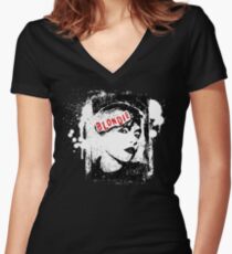 Blondie Women's Fitted V-Neck T-Shirt