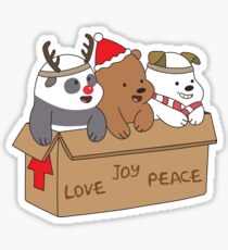 We Bare Bears Love Sticker