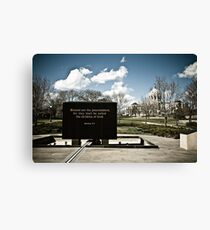 Blessed Are the Peace Makers.. Canvas Print