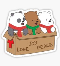 We Bare Bears Love Sticker