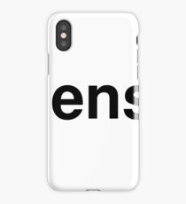 lens iPhone Case/Skin