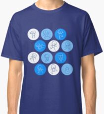 Dudes Doing Stuff (Blue) Classic T-Shirt