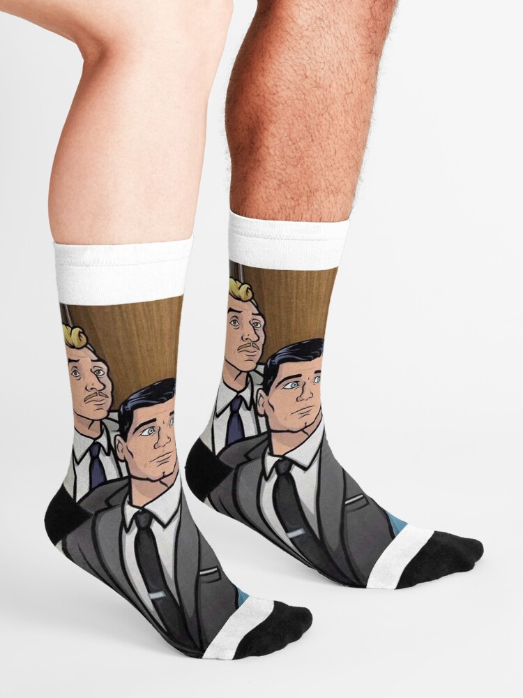 Alternate view of Archer's cast Socks