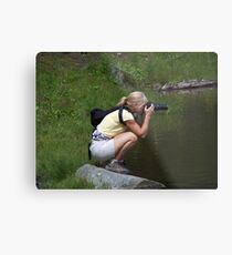 the photographer Metal Print