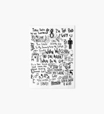 Billie Eilish Art Board Print