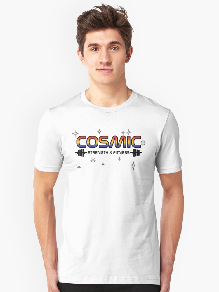 Cosmic Strength And Fitness Logo T Shirt By Cosmic Strength