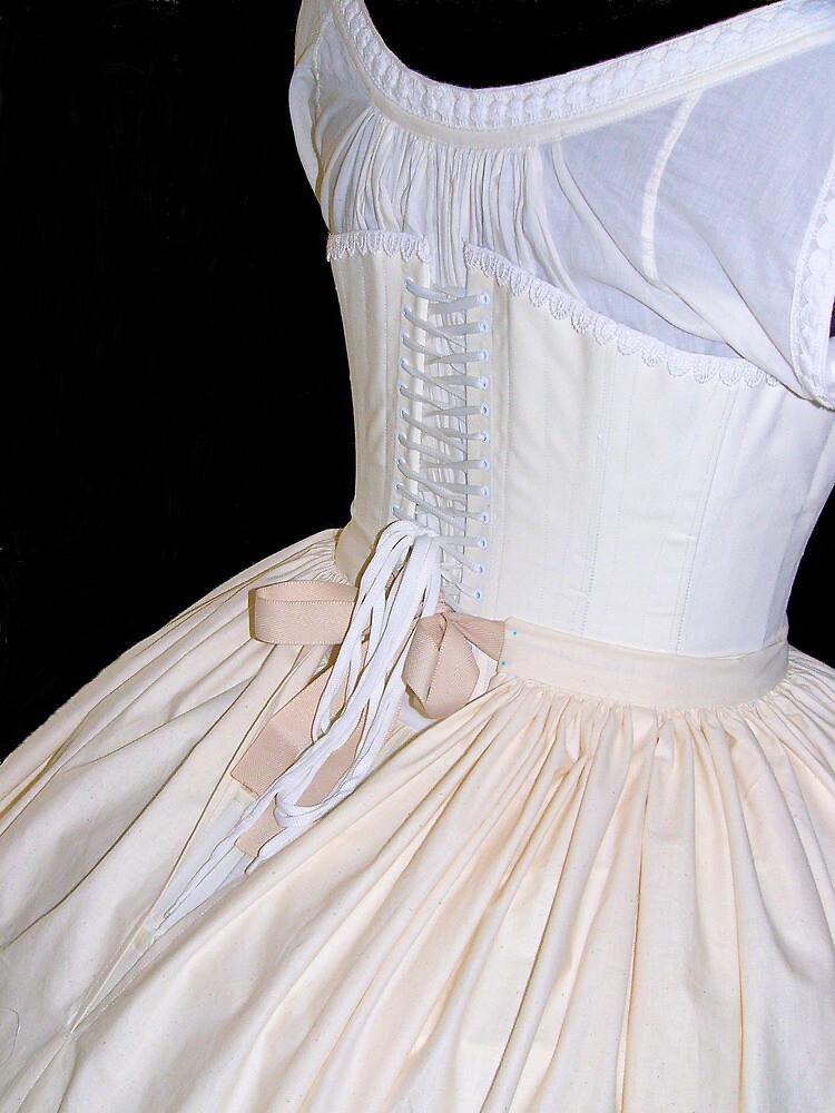 corset dress 1800's