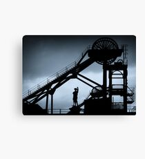 Woodhorn Colliery Headgear Canvas Print