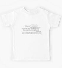 I have CDO It’s like OCD but all the letters are in alphabetical order AS THEY SHOULD BE Kids Tee