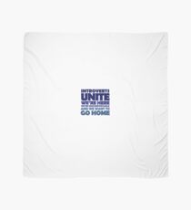 Introverts unite we're here we're uncomfortable and we want to go home Scarf