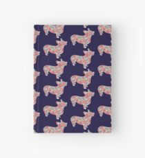Corgi Preppy Print Hardcover Journal