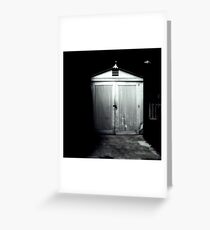 Tin garage Greeting Card