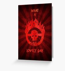 Mad Max Greeting Card
