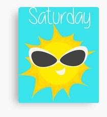 Saturday Canvas Print