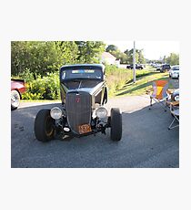 Old Auto,Black Photographic Print