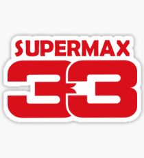 Max Verstappen - SuperMax Sticker