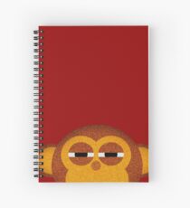 Pocket monkey is highly suspicious Spiral Notebook