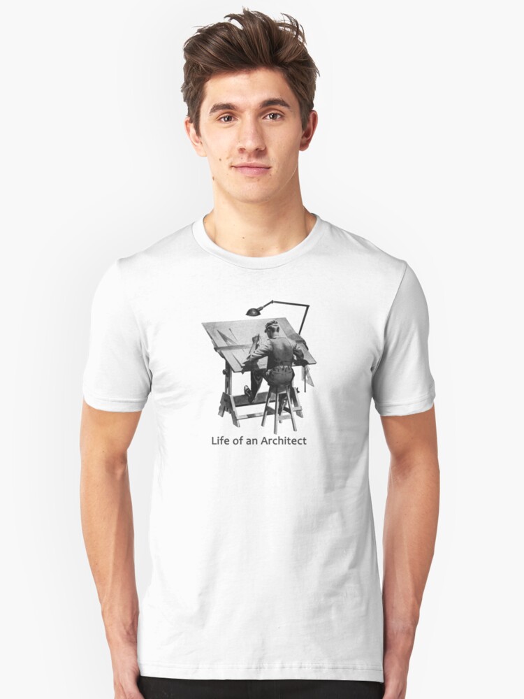 Alternate view of Life of an Architect Slim Fit T-Shirt