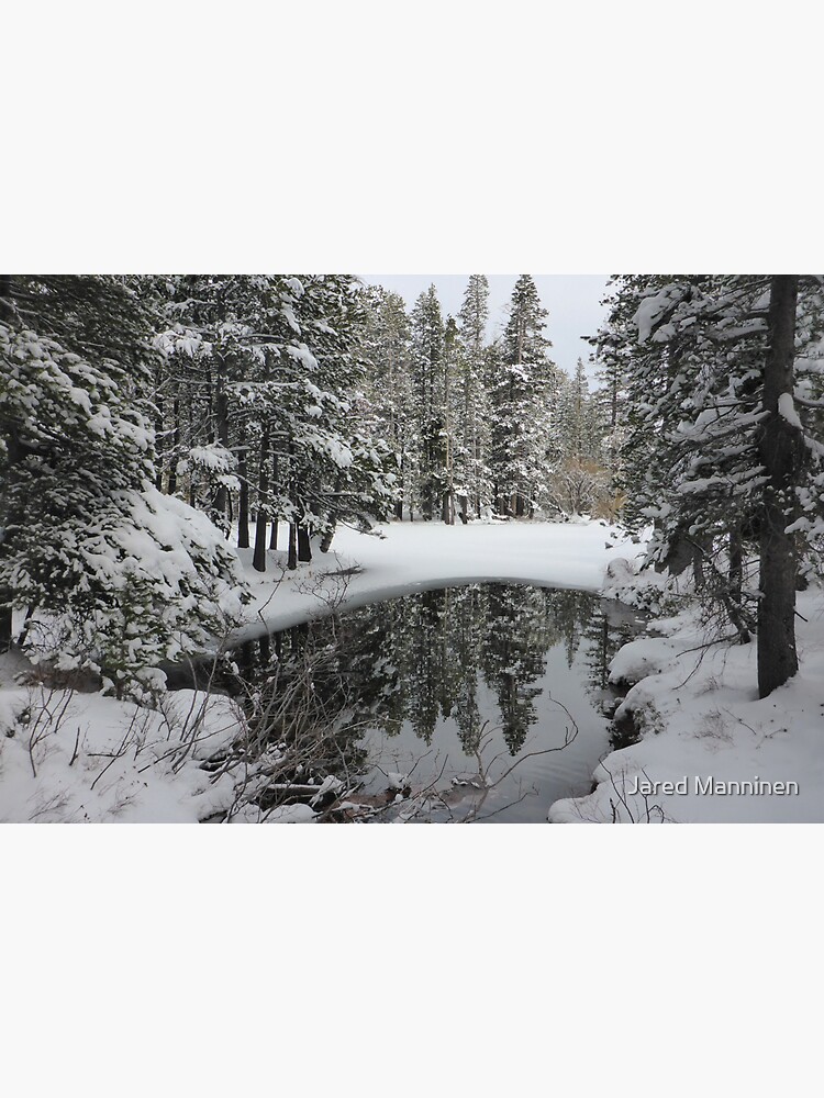 Snowy Pond by JaredManninen