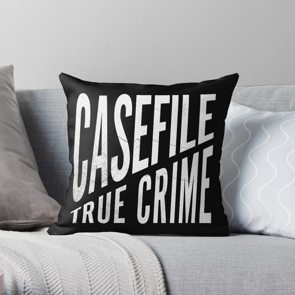 Casefile True Crime – CFTC (Light) Throw Pillow