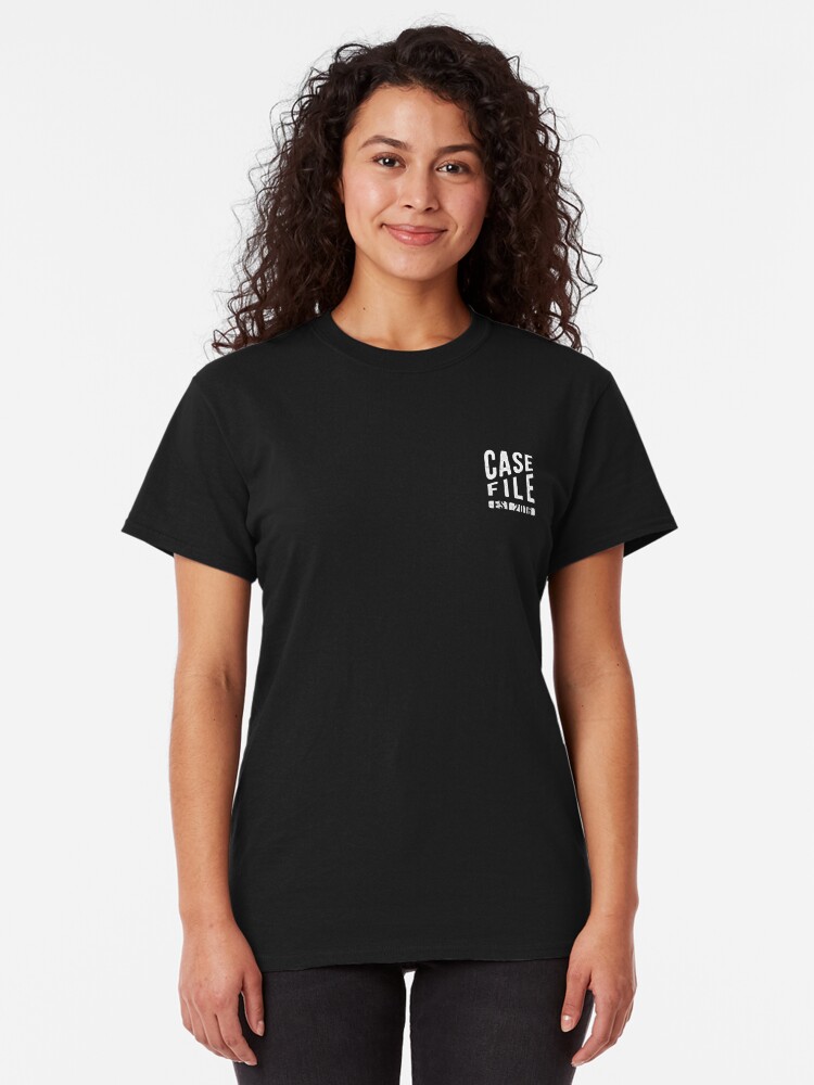 Alternate view of Casefile True Crime Podcast – EST 2016 (Light) Classic T-Shirt