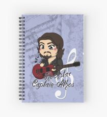Rock Star Captain Athos ~ Spiral Notebook Spiral Notebook