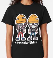 Stand with HK 2 (on black tee) Classic T-Shirt