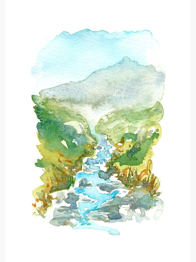 Feeling the mountain stream freshness by MaiuArt