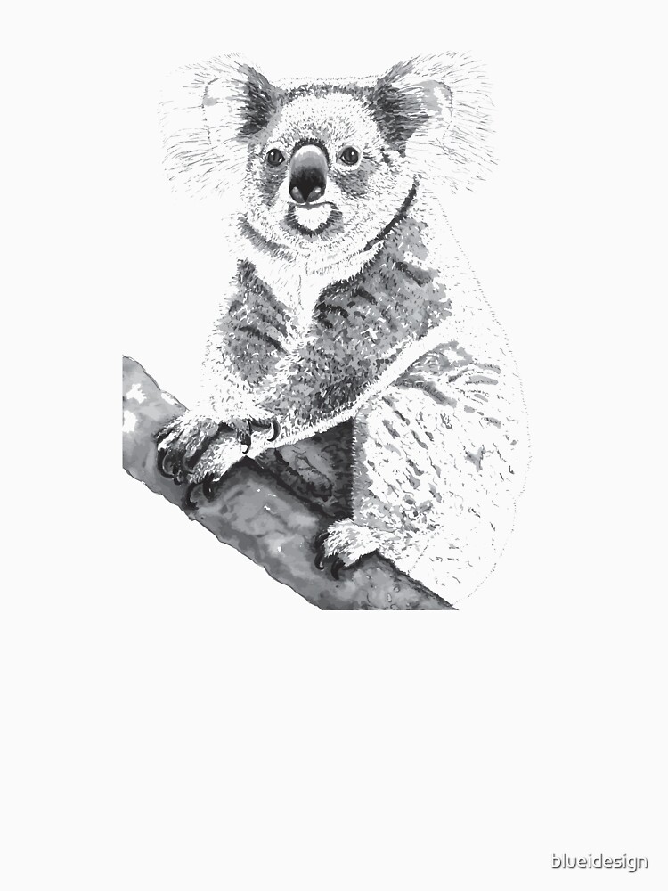 Koala Black and White by blueidesign