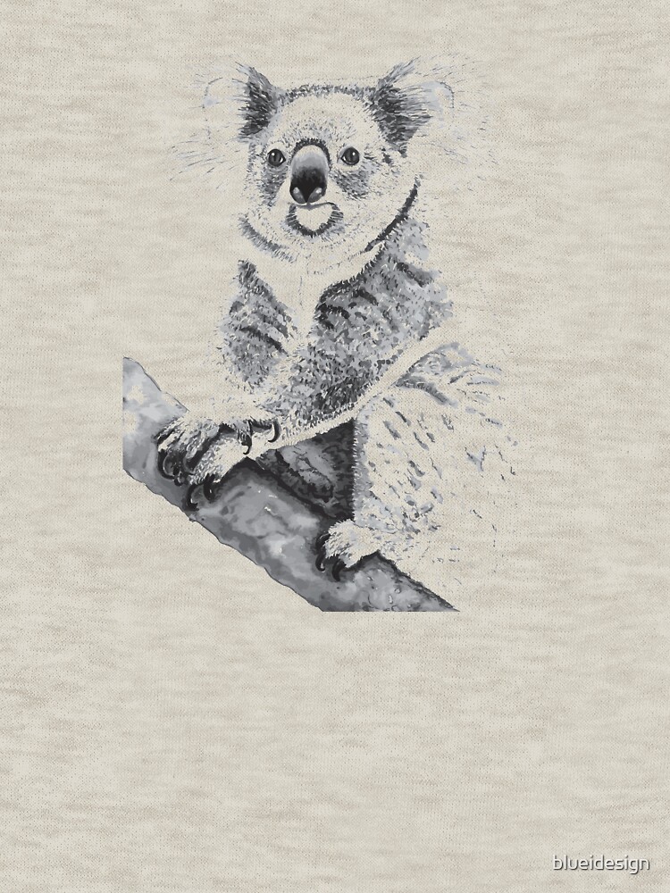 Koala Black and White by blueidesign
