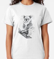 Koala Black and White Classic T-Shirt
