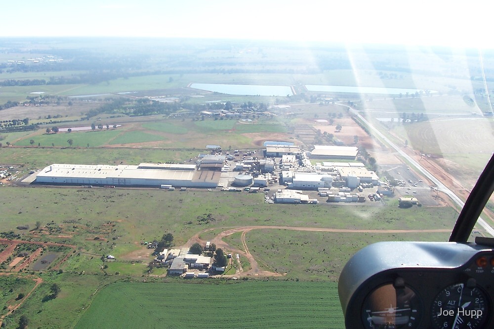 "Fletcher International Exports from the air" by Joe Hupp Redbubble
