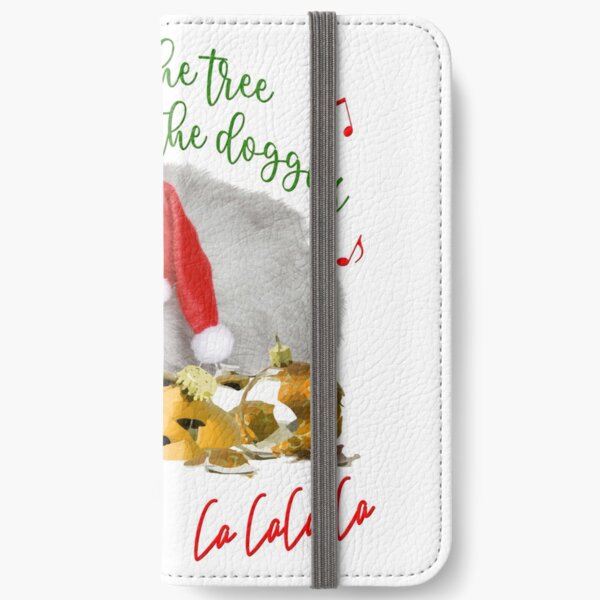 Funny Christmas Cat Falalalala iPhone Wallet