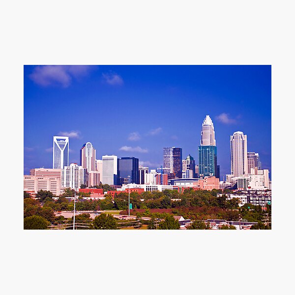 Charlotte NC skyline Photographic Print