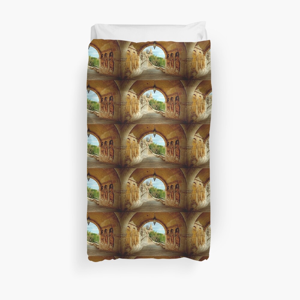 Fisherman's Bastion Duvet Cover